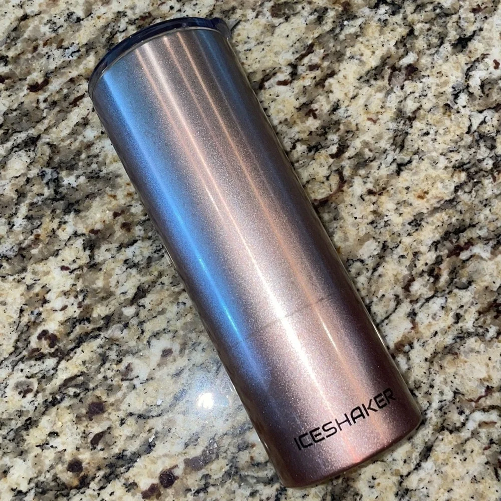 Ice Shaker Rose gold Metal Tumbler